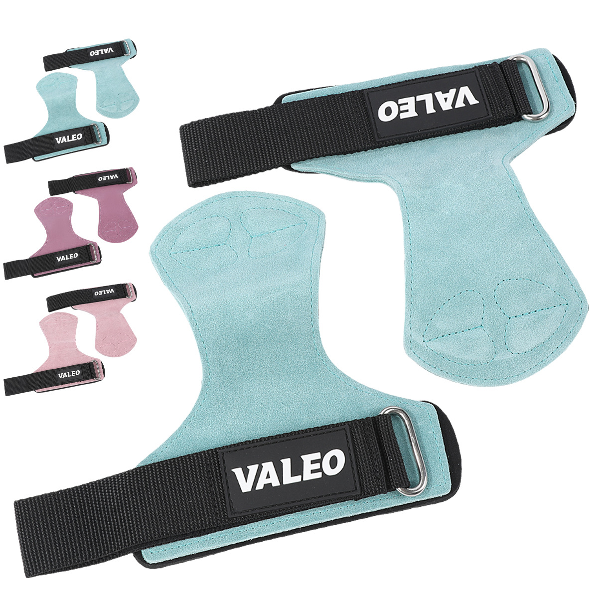 Picture of Valeo Fitness Wrist Support Palm Protector Weightlifting Wrist Brace Amazon Bestseller Thickened Leather Pull-Up