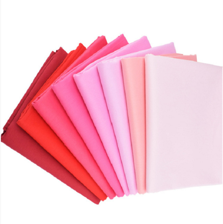 Picture of Hot sale 50 color DIY handmade solid color plain color cloth decorative cloth small cloth head cloth group fabric spot wholesale