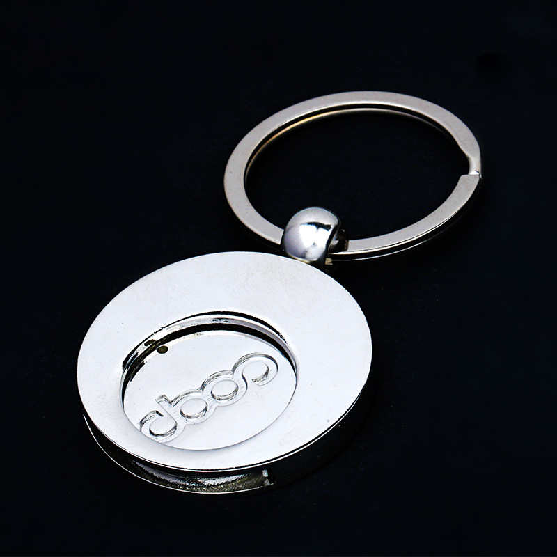 Cross-Border New Shopping Cart Token Activity Detachable Token Buckle Keychain