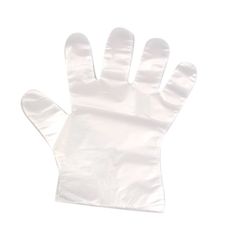 Picture of Disposable gloves wholesale food grade plastic PE hairdressing sanitary kitchen catering factory direct independent packaging