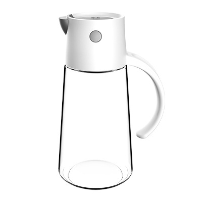 Picture of Hulk automatic opening and closing glass oil pot kitchen leak-proof oil tank with lid seasoning bottle vinegar bottle oil bottle factory outlet