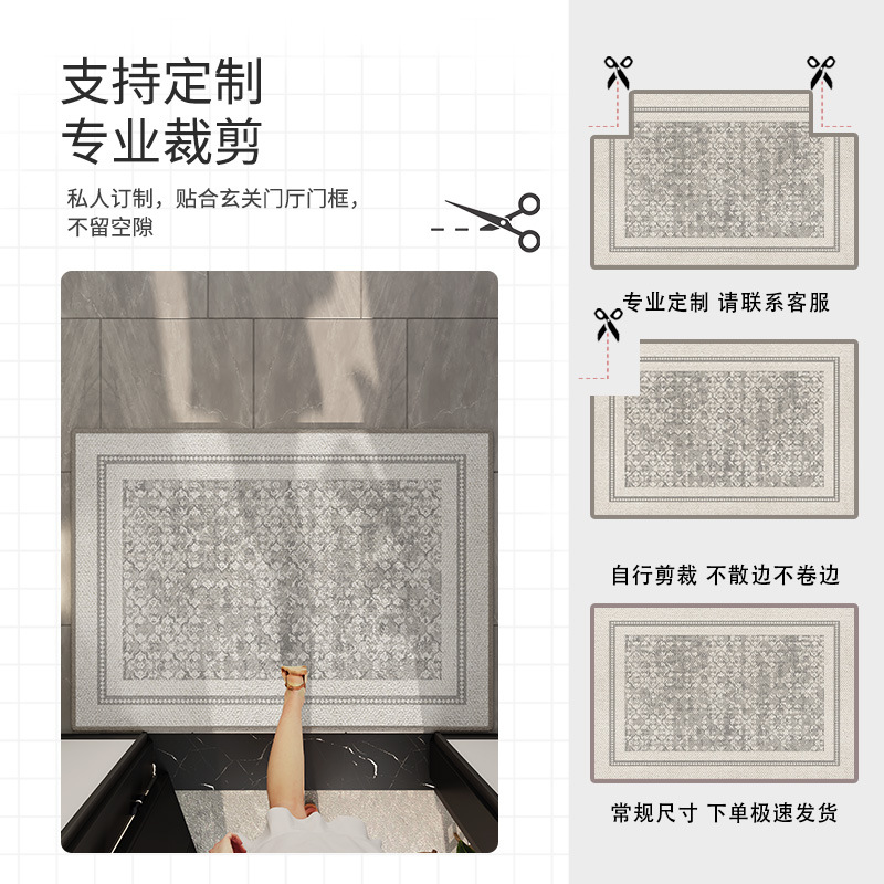 Picture of Entrance door mat modern high-grade entrance mat Villa home entrance non-slip mat can be cut