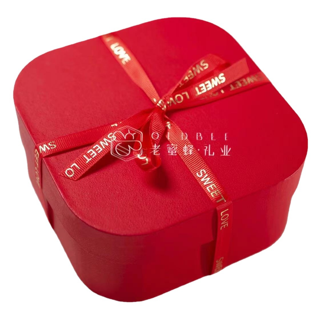New Year gift box red gift box packaging wedding companion gift box candy box biscuit box gift box packaging