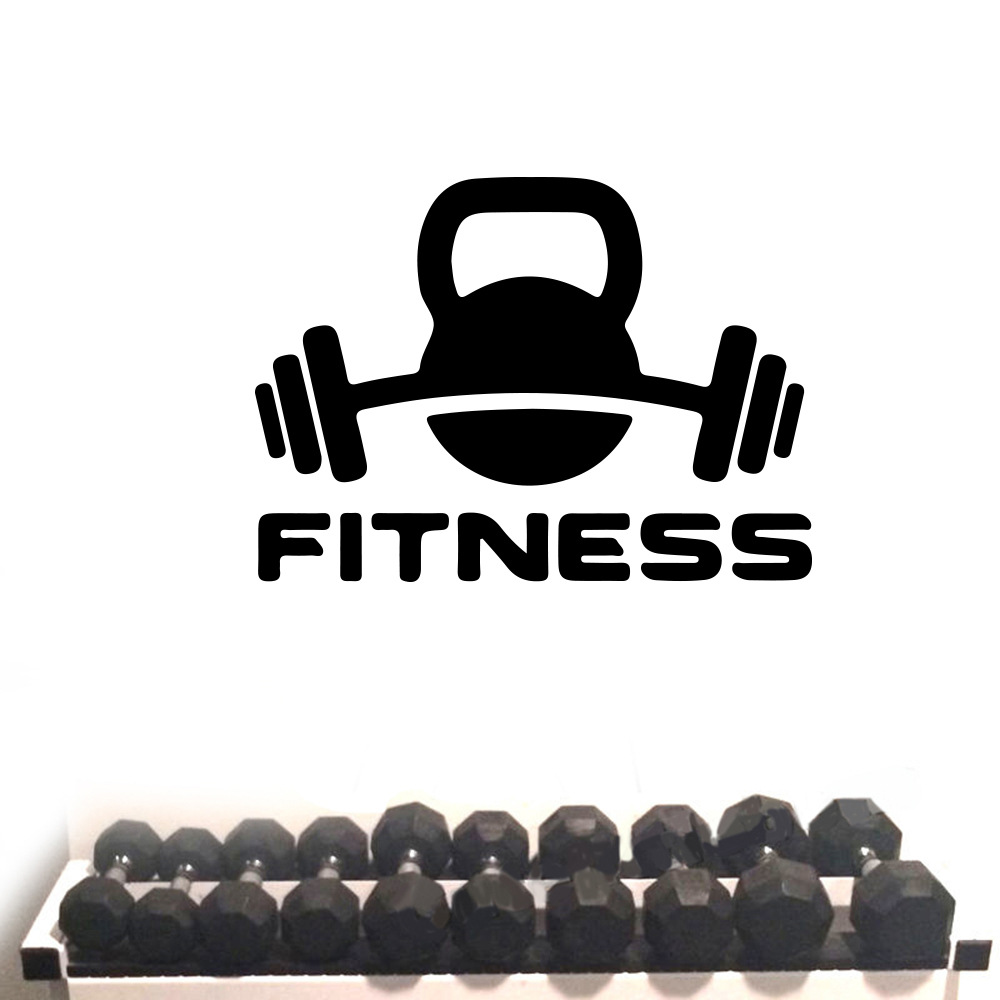 Fitness Weightlifting Fitness Living Room Bedroom Gym Wall Sticker Export Manufacturer European and American Proverbs Paper Js007