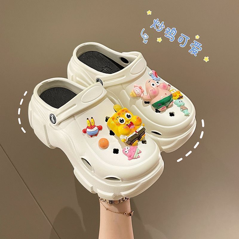 Picture of Baotou EVA hole shoes in 2025 new fashion and versatility student comfortable and casual two-wear non-slip slippers for women's summer