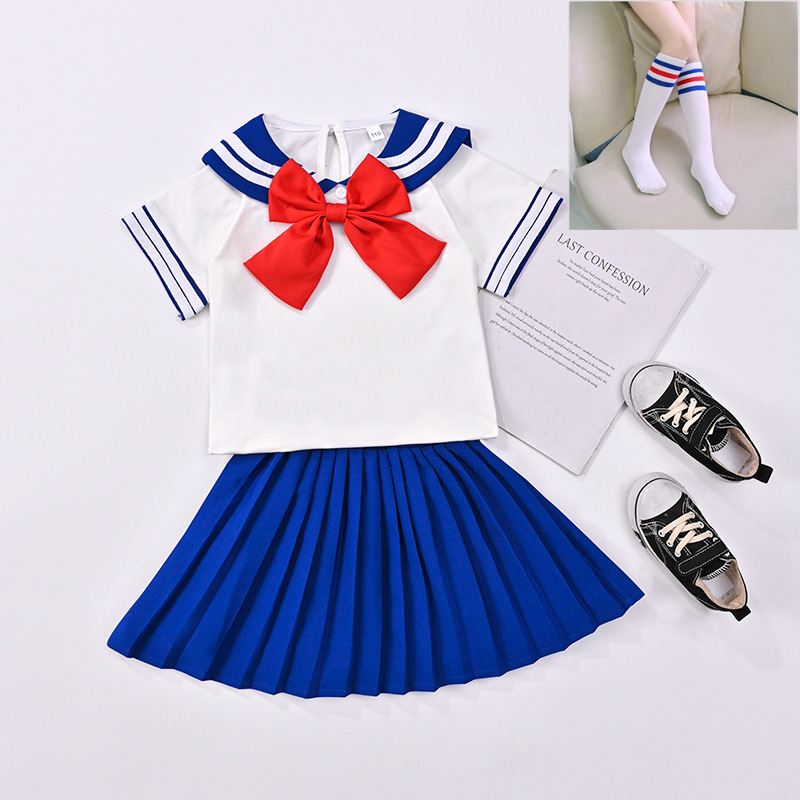 Picture of Children's Autumn Suit Sailor Moon Cosplay Stage Catwalk Water Ice Moon Dress Female Performance Clothing K-Style
