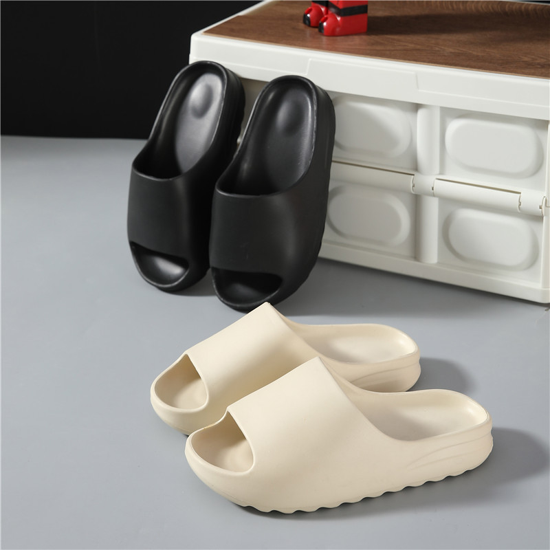 Factory Ready-Made Cross-Border Trendy Couple Coconut Slippers for Indoor and Outdoor Non-Slip Thick-Soled Supermarket Stalls