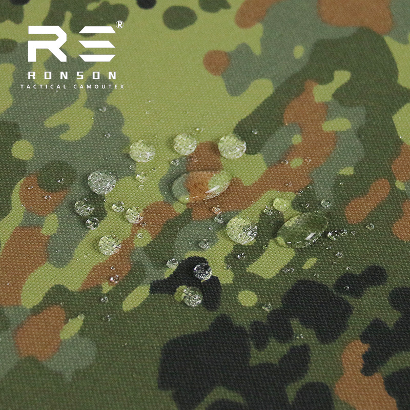 Picture of FLECTARN German Spotted Jungle Camouflage 1000D Empty Variable Silk Polyester Lacquable Waterproof Oxford Cloth