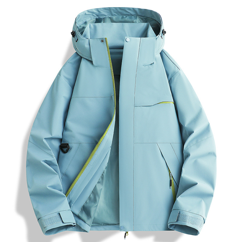 Picture of Woodpecker jacket women's 2025 new autumn and winter outdoor windproof and waterproof three-in-one couple hiking and hiking jacket