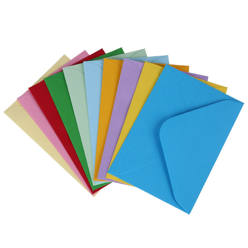Factory wholesale color blank envelope wholesale creative retro envelope invitation Enterprise logo envelope printing