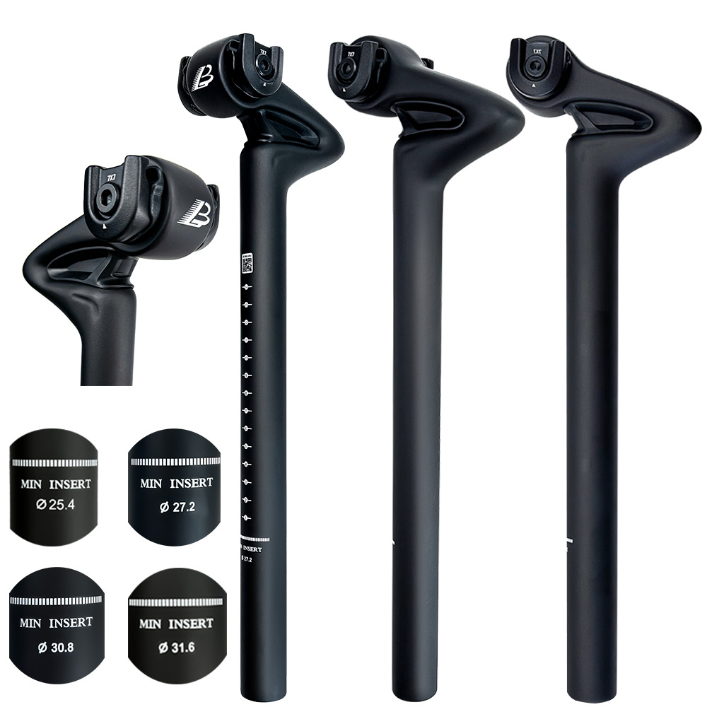 New Balugoe Full Carbon Fiber Shock-Absorbing Mountain Bike Road Bike Bicycle Seat Tube Seat Tube Seat Tube
