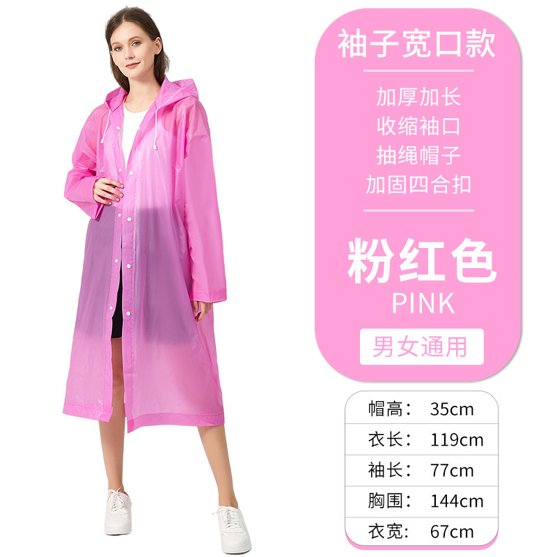 Picture of Thickened Non-Disposable Eva Raincoat Portable Adult Men and Women Travel Outdoor Waterproof Long Full Body Poncho Thick