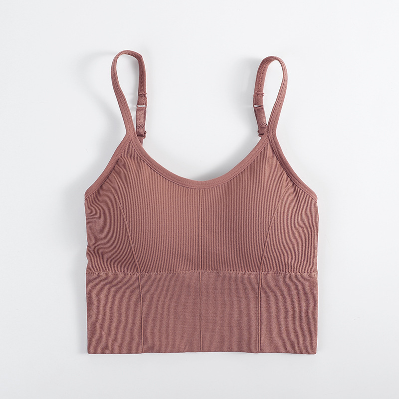 Picture of Kaka Large U-Shaped Beautiful Back Wrapped Chest Tube Top with Sling Without Steel Ring Push-Up Sports Bottoming Intimates Vest for Women