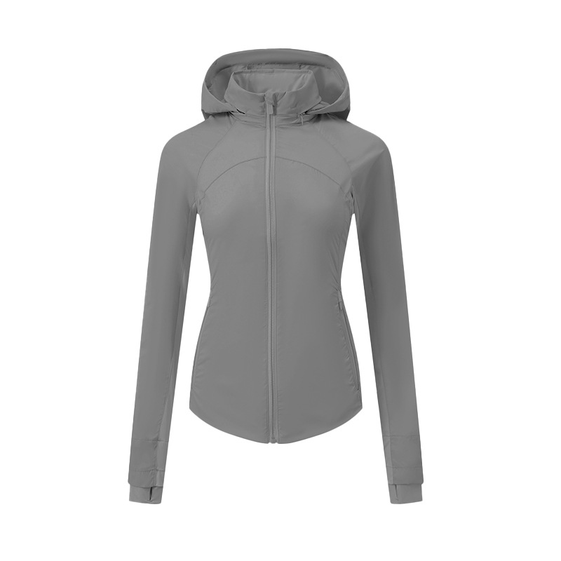 Picture of Lu Outdoor Windproof Sportswear Goal Sma Light Slim Skin Clothing Women's Yoga Jacket Sun Protection Clothing