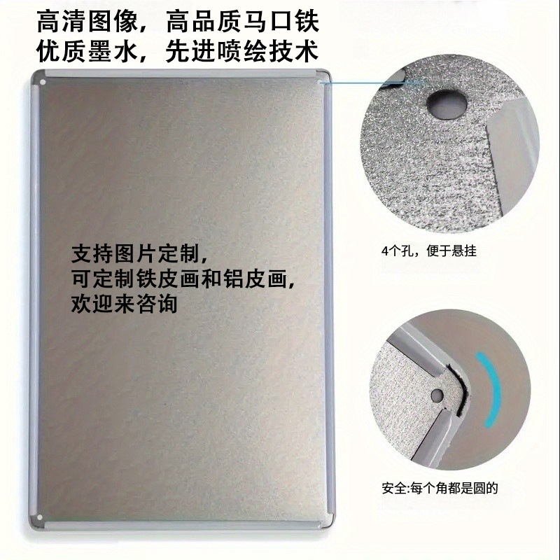 Picture of Cross-Border Hot-Selling Retro Warning Signs No Smoking American Iron Paintings Art Home Posters Decorative Paintings