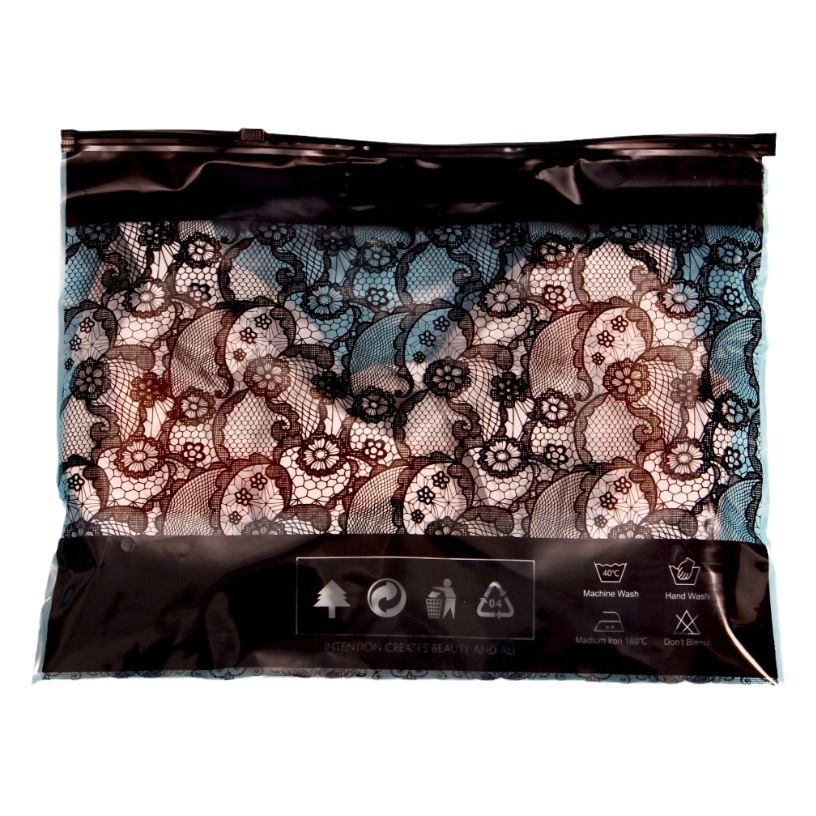 Bra packaging bag short sleeve T-shirt sunscreen zipper bag leggings shorts transparent bag clothing skirt bag spot