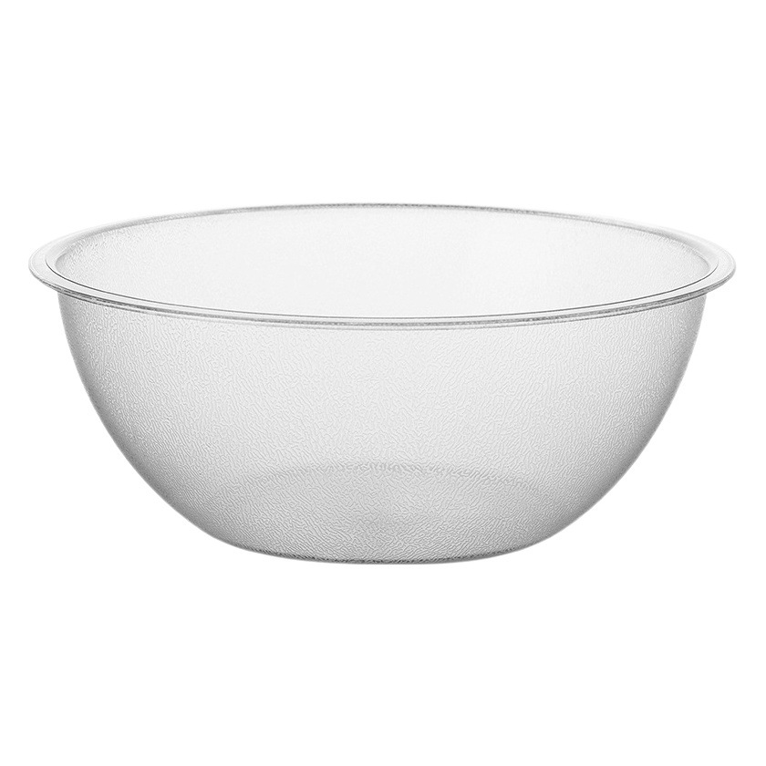 Plastic Round Thickened PC Acrylic Transparent Crystal Malatang Vegetable Selection Pot Commercial Hot Pot Vegetable Selection Pot