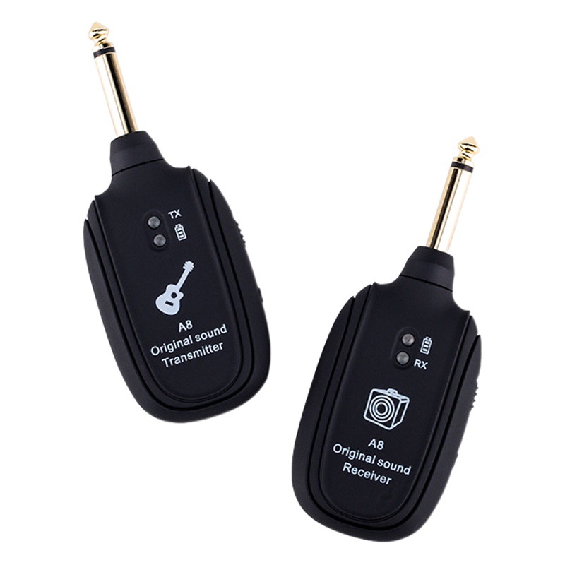 Factory direct supply A8 guitar wireless transmission system electric guitar wireless pickup guitar wireless transceiver