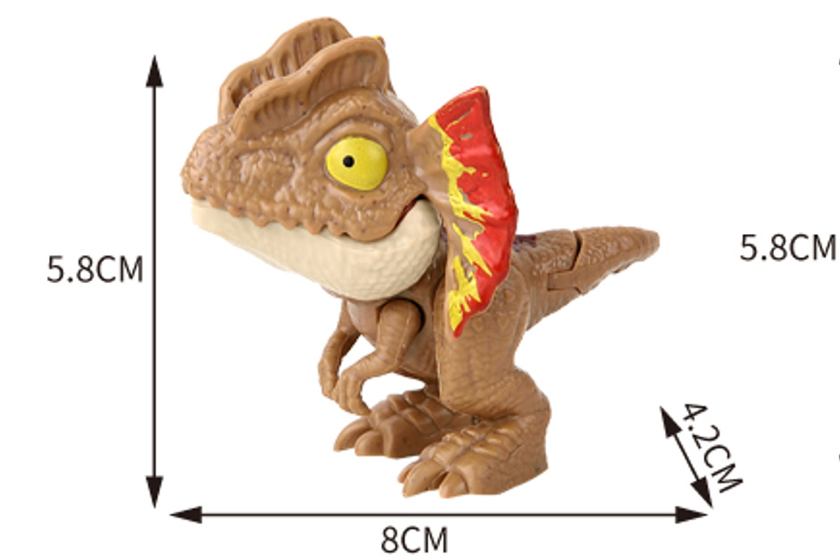 Picture of Cross-border New Explosions Children's Educational Finger-biting Dinosaur Toys suit Finger-biting Dinosaur Small Animal Blind Bag Blind Box
