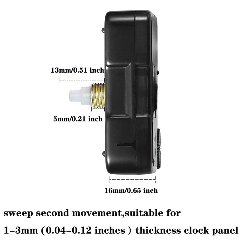 Picture of Cross-border hot selling DIY clock movement mute wall clock accessories clock Wall watch core mechanism 2 Movement +5 sets of clock needle