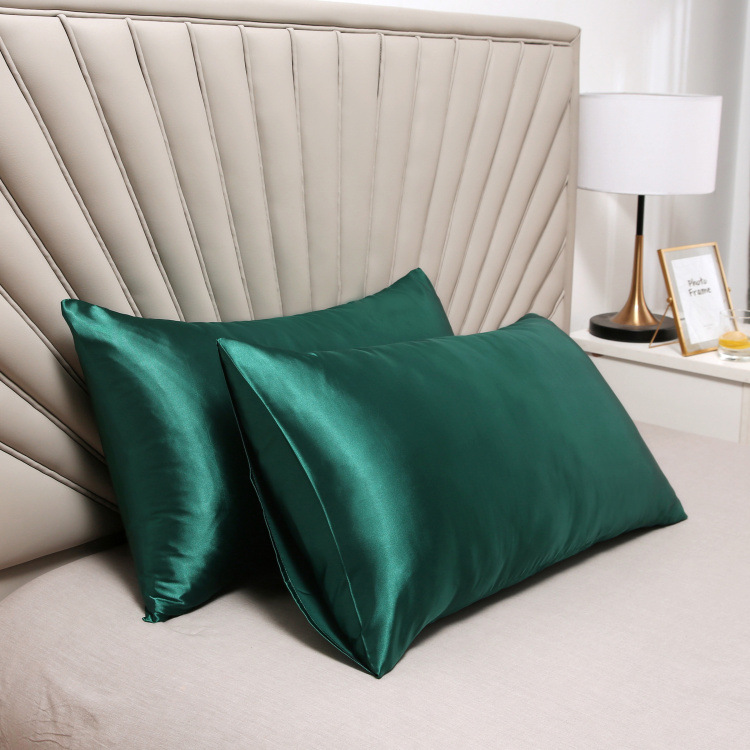 Picture of Factory Batch Cross-border AliExpress Silk Satin Ice Silk Satin pillowcase Single Imitation Silk pillowcase