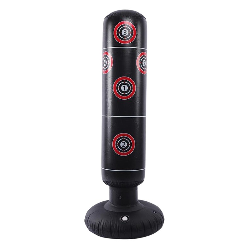 Fitness Children Adult Boxing Inflatable Sandbag Tumbler Adult Boxing Column Vertical Boxing Tumbler Catharsis Column