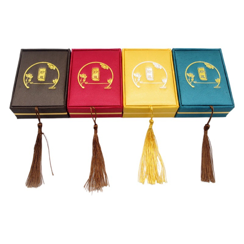 Chinese Style Tassel Jewelry Display Box Pendant Jewelry Box Pendant Earrings Storage Jewelry Jewelry Packaging Box