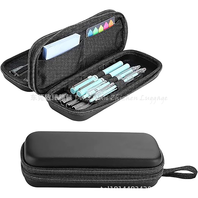 Pencil Case 2 Layer EVA Zipper Pencil Case Bag Large Capacity Stationery Storage Bag Suitable for School Office Supplies Storage