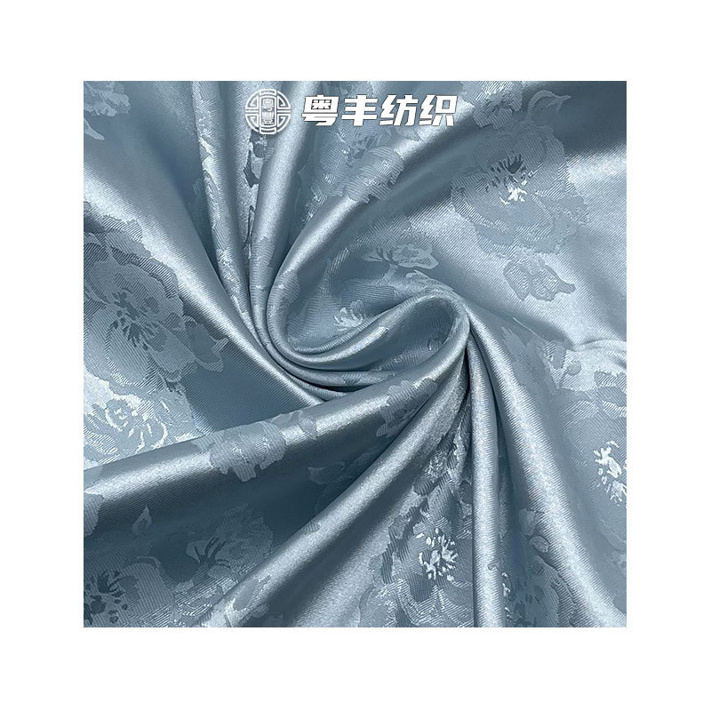 Picture of Silk-like satin gardenia jacquard fabric silky slippery pendant dress hanfu new Chinese style national style jacquard fabric