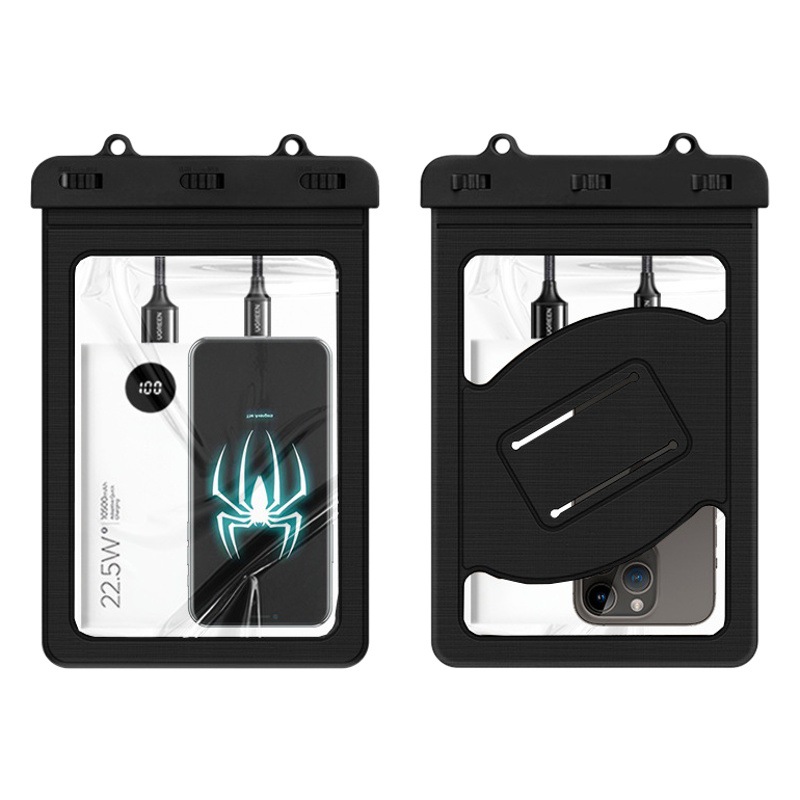 Takeaway mobile phone waterproof bag rechargeable delivery waterproof bag touch screen crossbody large mobile phone waterproof bag