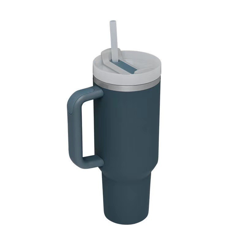 Picture of Cross-border 40oz generation second generation car cup 304 stainless steel handle thermos cup large capacity straw ice cup