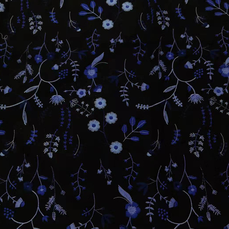 Picture of New Ramie Cotton Embroidered Cloth Flat Embroidered Hand-made Fashion Home Furnishing Dress Decorative Cloth