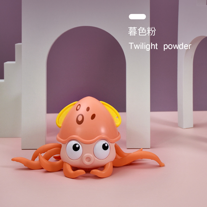 Picture of TikTok Internet Celebrity Toy Crab Children's Induction Escape Obstacle Avoidance Electric Octopus Charging Sound and Light New Strange Toy