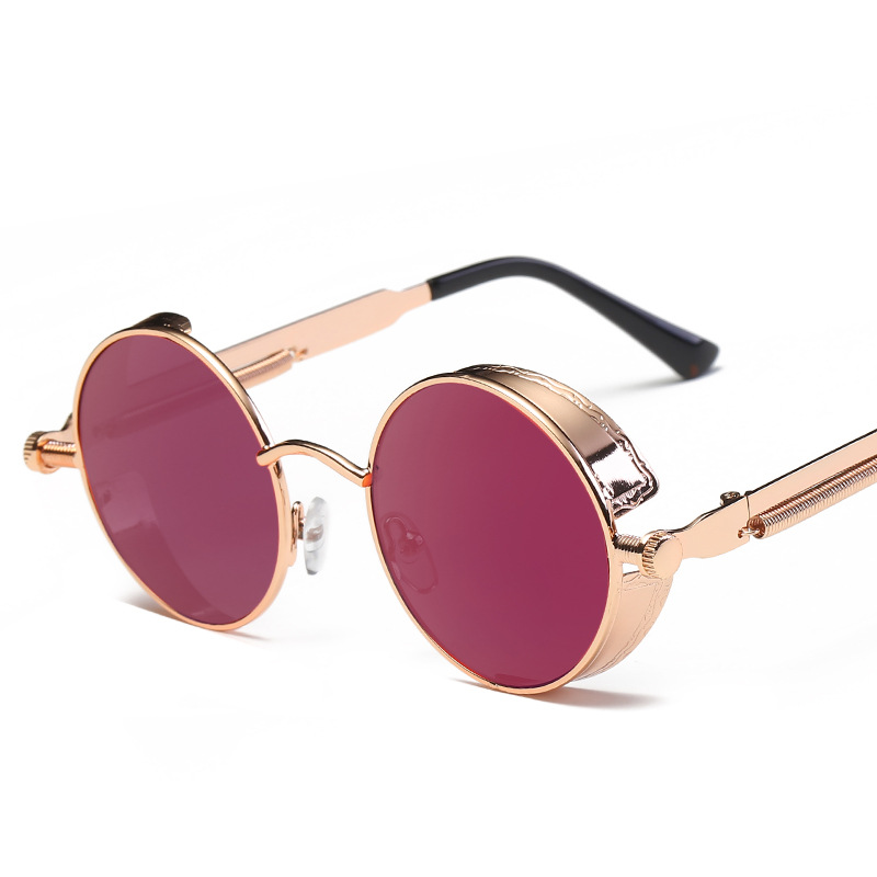 Picture of Steampunk Glasses New Fashion Round Sunglasses European and American Retro Glasses Trendyy Sunglasses for Men and Women