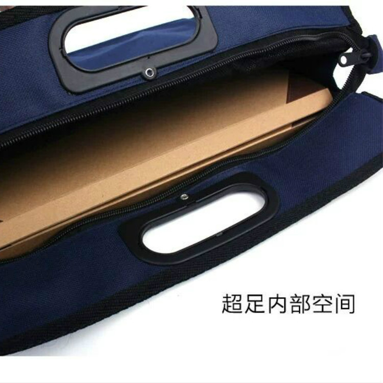 Picture of Wholesale B4 double Oxford cloth file bag portable waterproof file bag large business Storage Conference bag briefcase