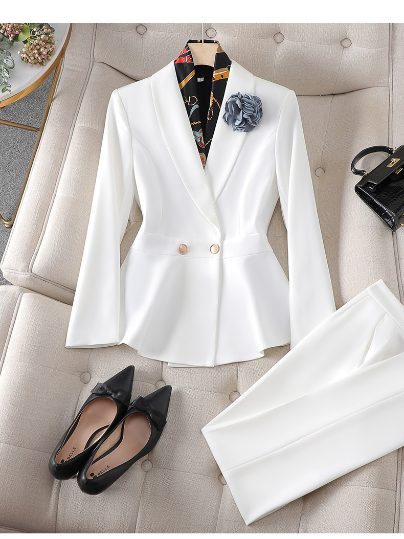 Picture of Spring and Autumn Business Wear Women's suit Women's Fashion Dress Stitching Women's Suit Work Clothes Korean Casual Small Suit