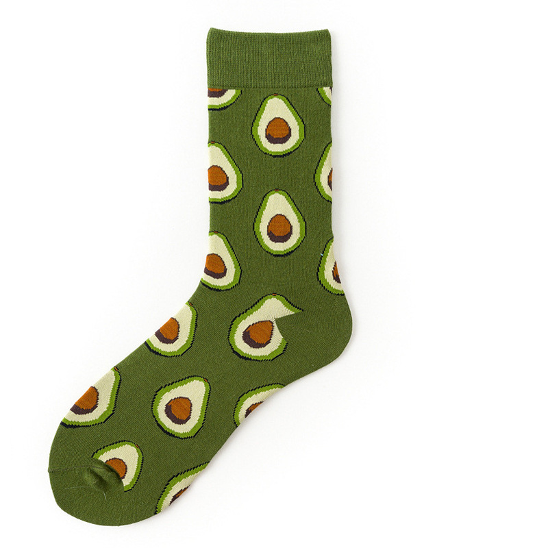 Picture of Mid-Calf Trendy Socks, Fashionable and Comfortable, Elegant Couple Socks, Long Socks for Export, Trendy Oil Painting Style, Jk Internet Celebrity High Socks, Wholesale