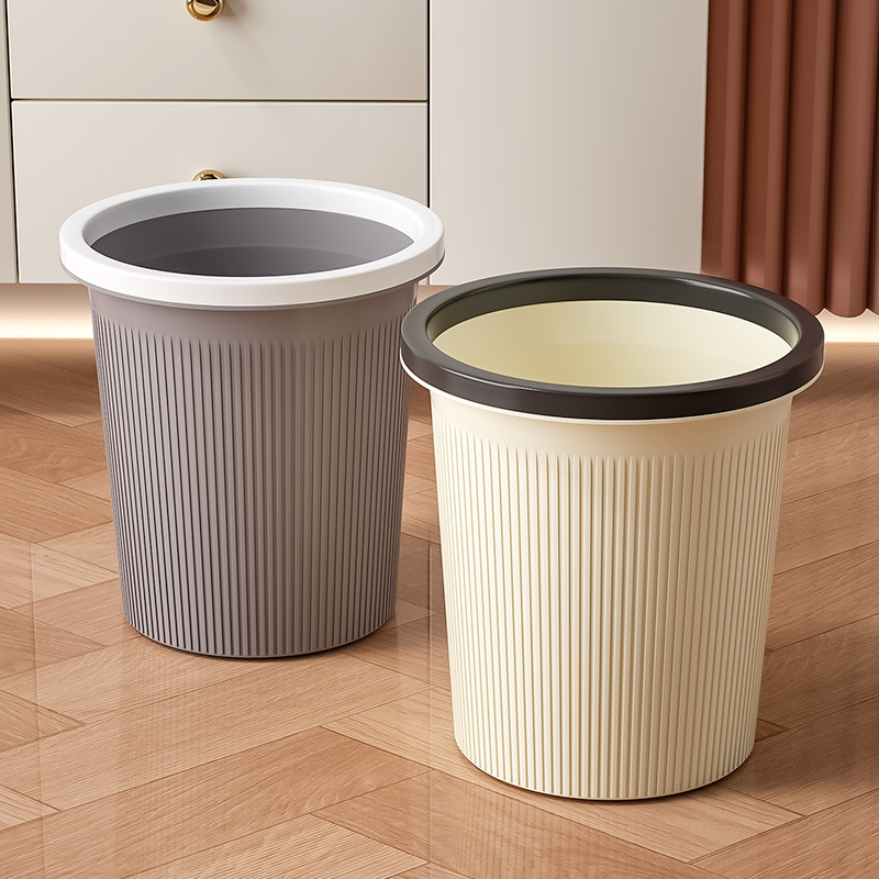 Wholesale Daifa Plastic Kitchen Bathroom Bedroom Household Living Room Dirty-Free Hand Trash Basket Large Capacity Large Trash