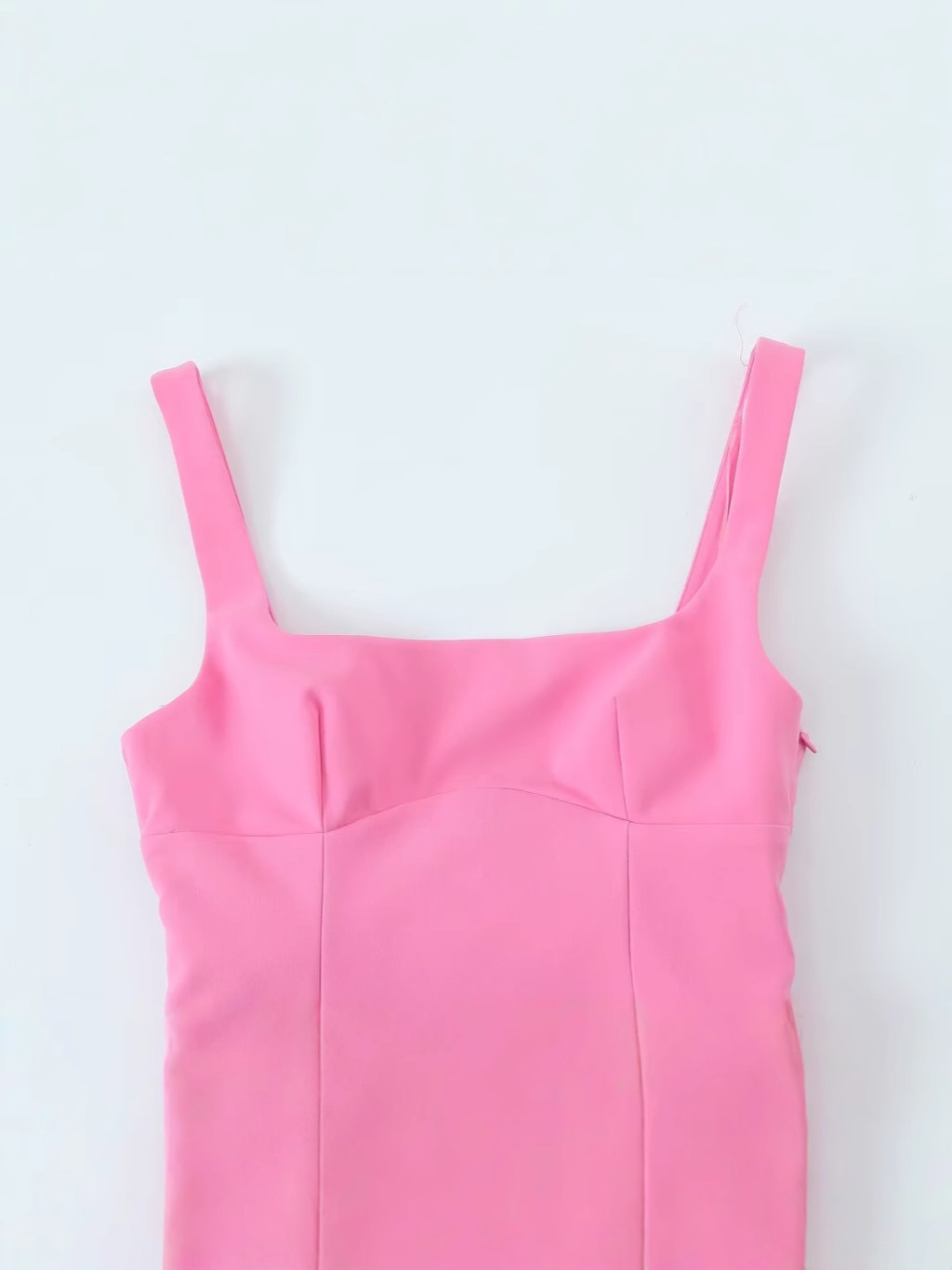 Picture of Women's Clothing European and American Style 2025 Summer New French Style Sweet Slim-fit Back Bow Small Top for Women