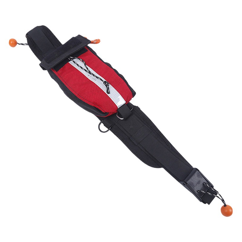 Water rescue rope bag PFD large buoyancy reflective rope rescue waist bag rescue rope bag flood control and flood fighting portable rope bag