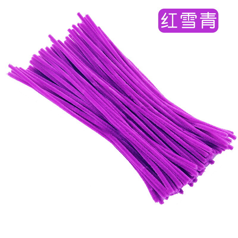 Picture of Children's puzzle twist bar environmental protection color wool wool root plush DIY kindergarten handmade beautiful Labor materials