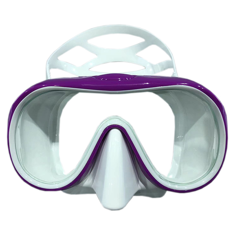 Picture of New diving goggles large frame HD adult snorkeling mirror tempered glass liquid silicone mask diving equipment