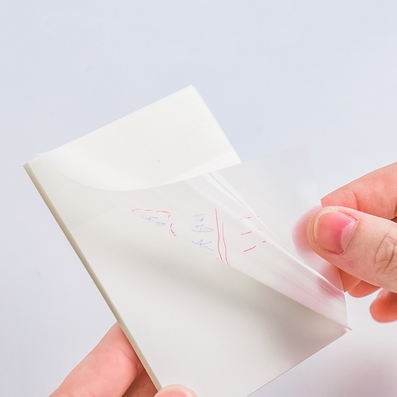 Picture of Internet celebrity transparent sticky note for students ins style note stickers translucent creative note paper stationery