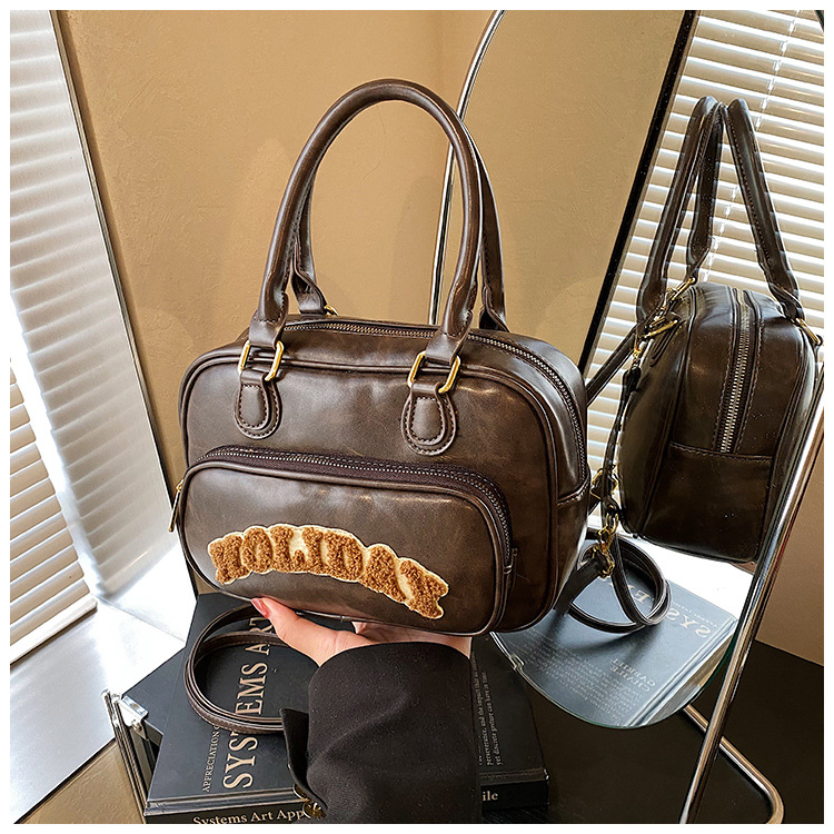 Picture of Cross-border Retro Maillard Small Bag 2024 New Autumn and Winter Women's Backpack High-end Sense Handbag