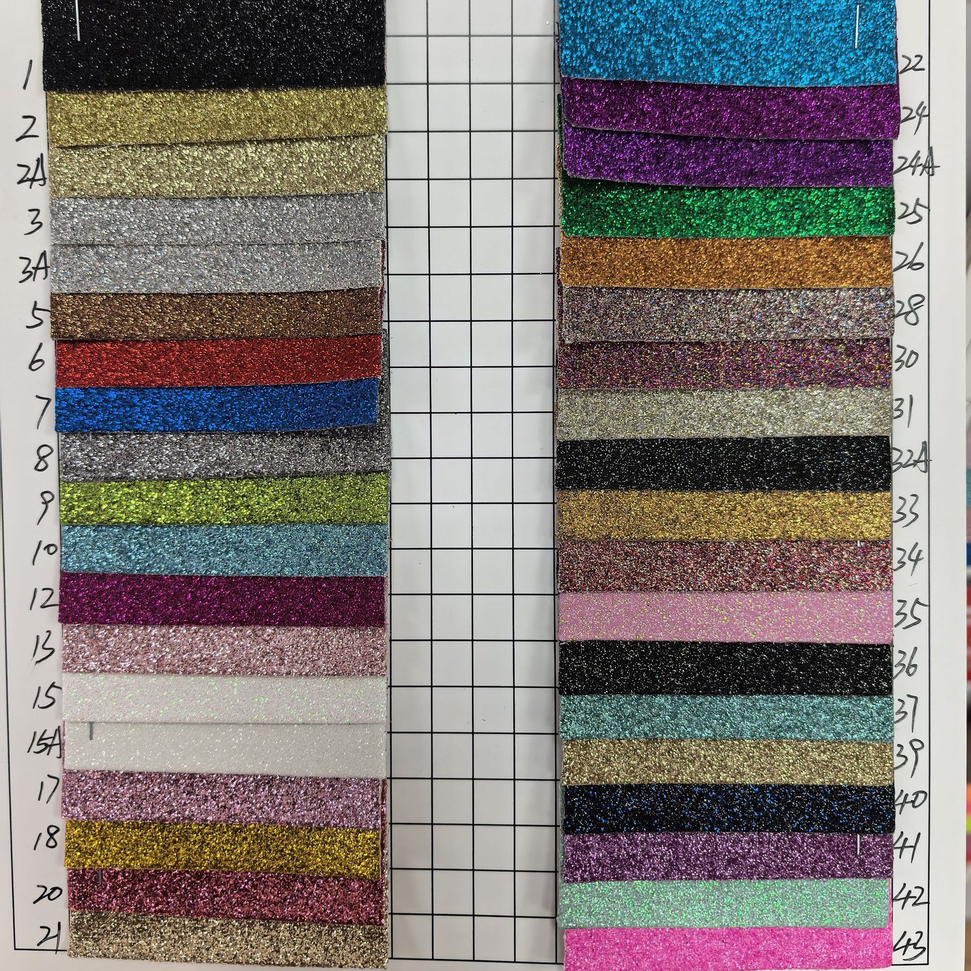 Picture of Pu Leather Greta Glitter Glitter Cloth Glitter Gold Powder Silver Powder Bright Cloth Gradient Chen Rainbow Lili Factory