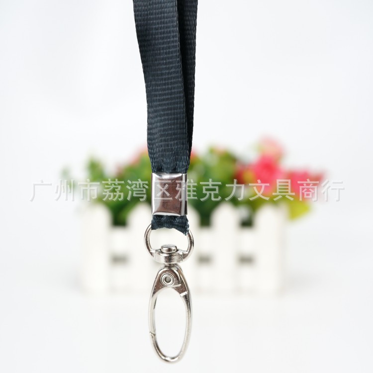 Picture of 1.0cm lanyard work permit lanyard badge work card hanging rope factory card rope certificate card set student