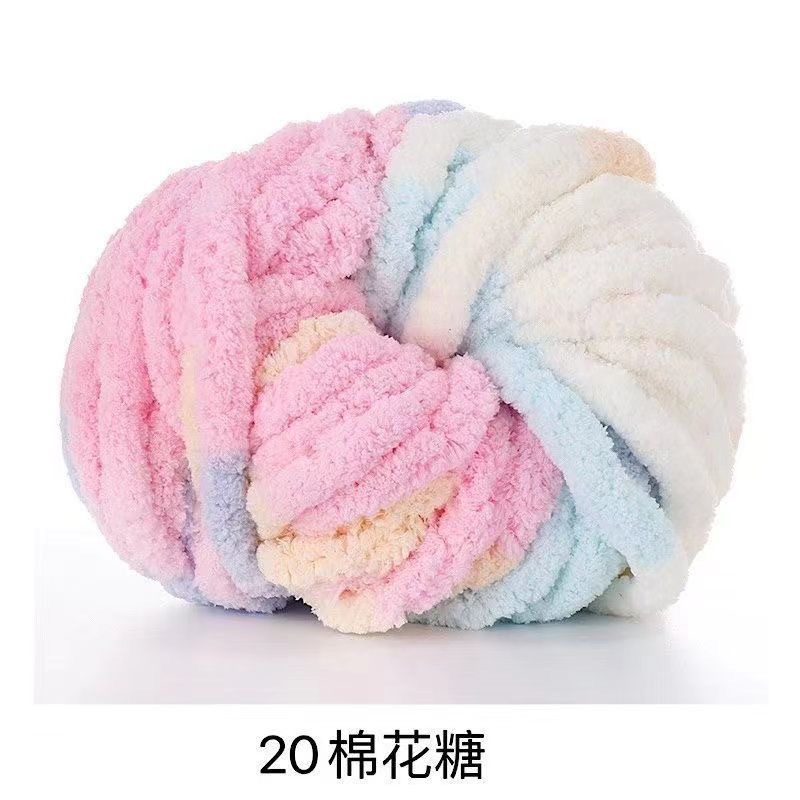 Picture of Extra Thick Ice Stick Cat Tail Thread Wholesale Sausage Wool Handmade DIY Cushion Blanket Cat Nest Big Tree Sweater Decoration