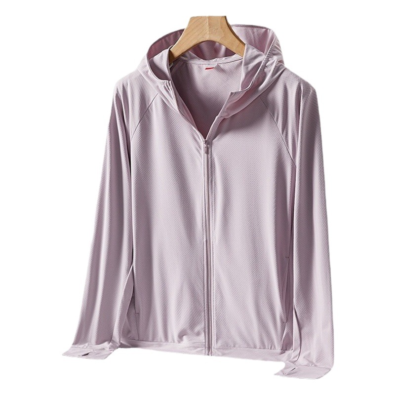 U_library with sunscreen clothing men and women light breathable anti-ultraviolet skin clothing summer sunscreen clothing jacket customization