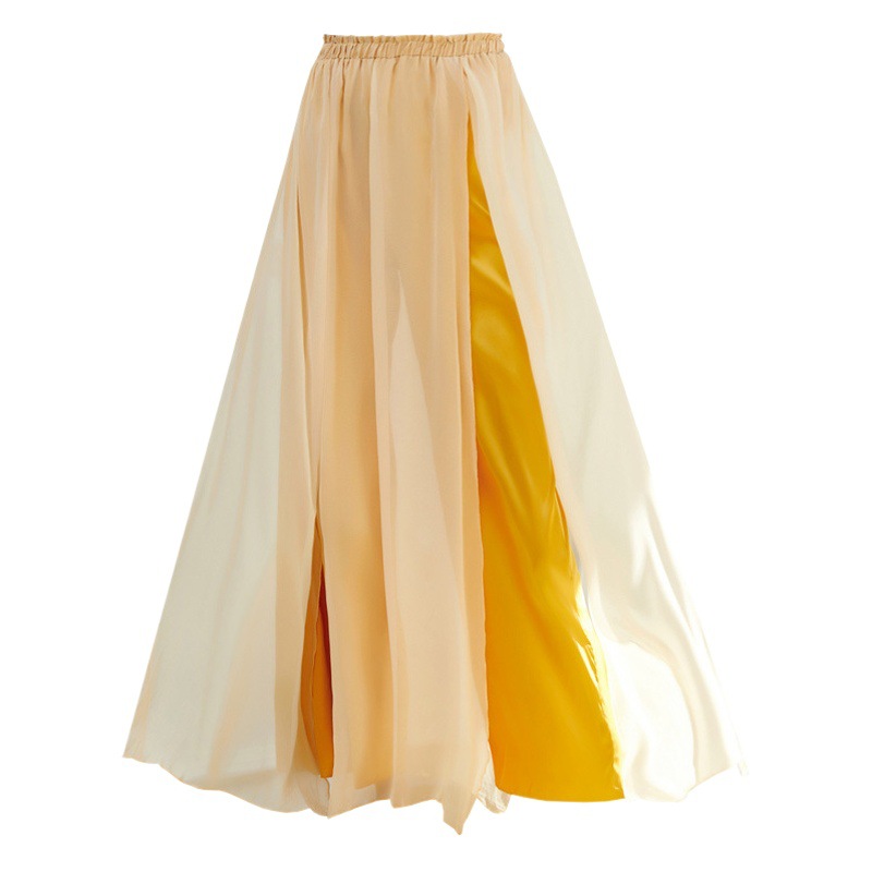 Classical Dance Nuwa Pants Spring and Summer New Adult Practice Clothing Dance Pants Loose Split Ribbon Wide Leg Performance Pants