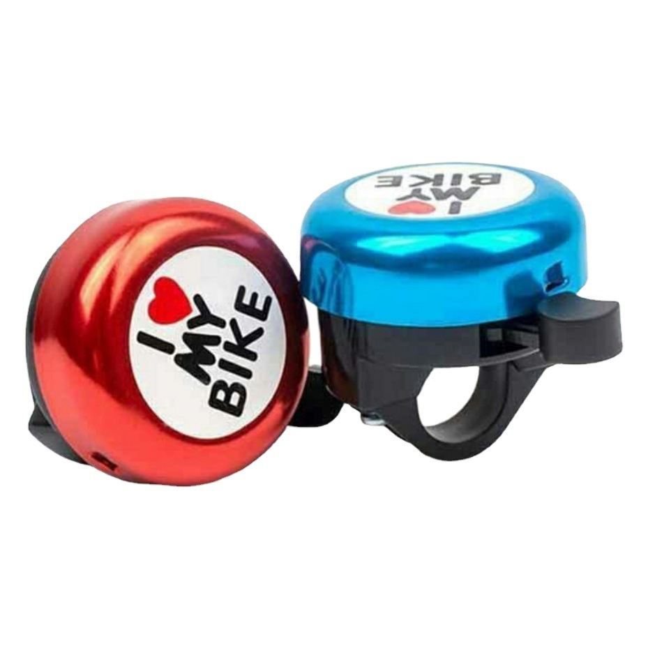 Mountain Bike New Car Mini Red Heart Bell Riding Supplies Decoration